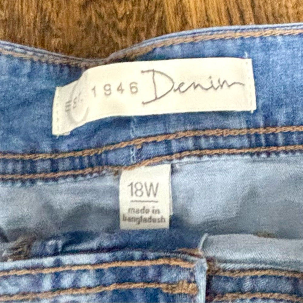 Denim Blue Women's Skirt size 18W - Picture 2 of 5